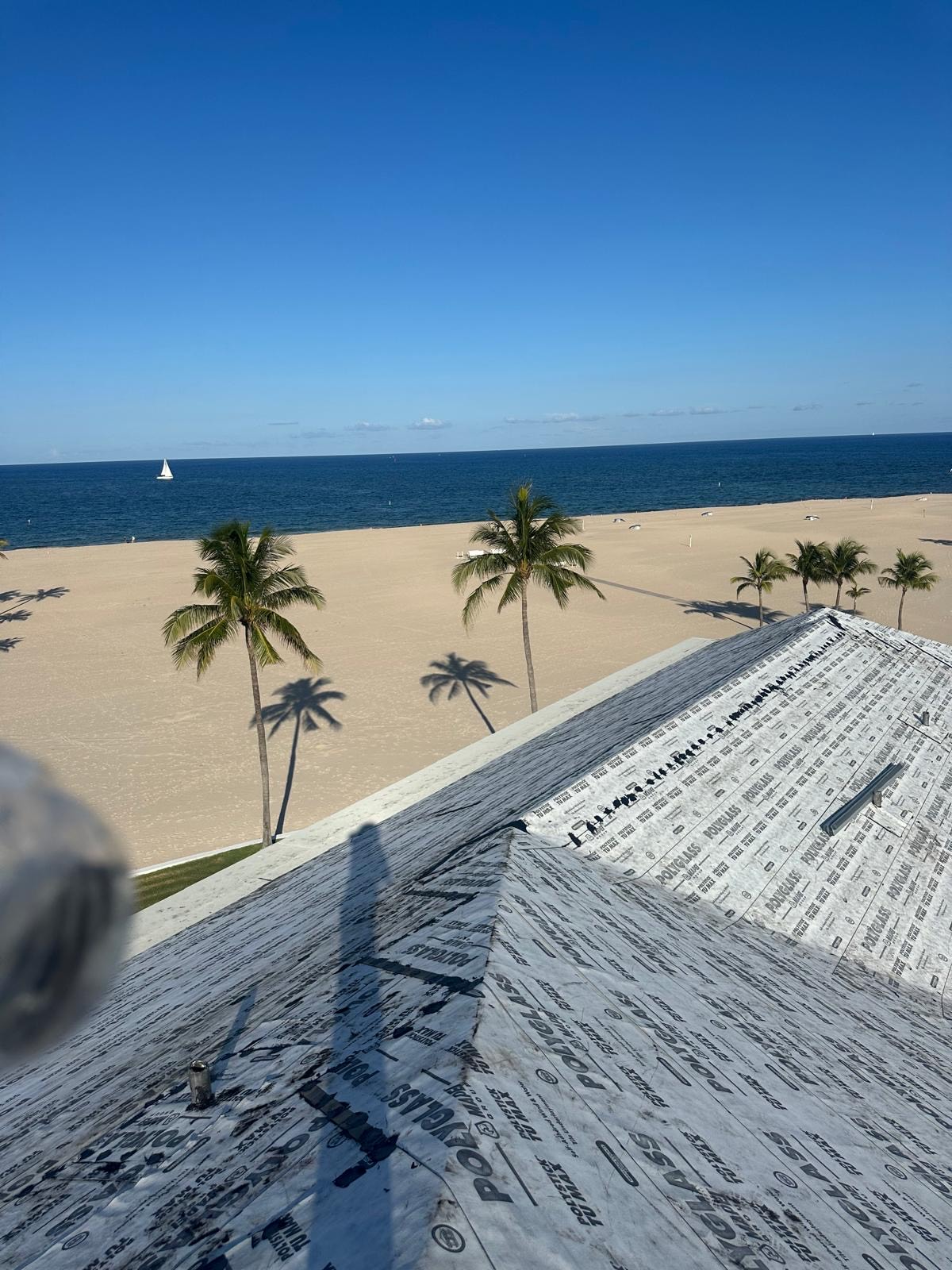 Residential coastal roof underlayment installation